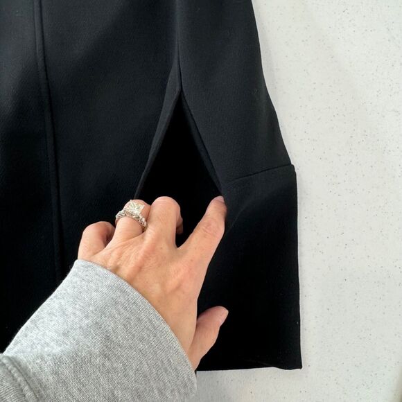 Lela Rose Black Blouse 8 Pockets Classic Capsule Luxury - Picture 9 of 12